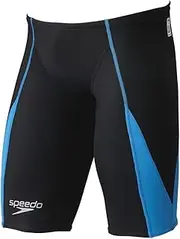 [Speedo] Men's Active Hybrid Spats, Black x Turquoise