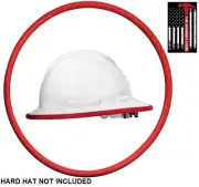 Hard Hat Brim Cover Edge Rubber Protector Red Goma Protectora Para Borde Casco