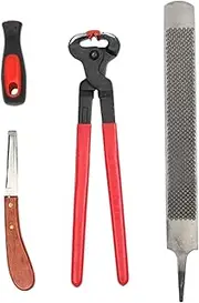 Sheep Hoof Trimmers, Cows Trimming Tools, Ergonomic Multifunctional Nail Palm Set for Equine Grooming and Shearing