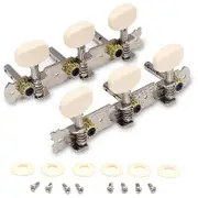 Vintage Guitar Tuning Pegs Gold Plated Machine Heads Tuning Tuners Single Hole For Classical Guitar Photo Color