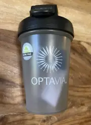 Optavia Blender Bottle with lid. 20oz. Gray. Plastic. BPA Free.