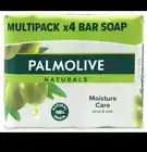 Palmolive Naturals Olive Oil Soap Bar Moisture Skin 4 Pack 4×90G Bars