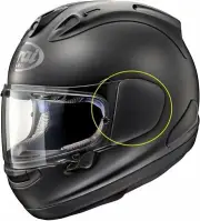 Arai Helmet Shield Visor Side Pod Cover Holder SET Black frost matte 025432