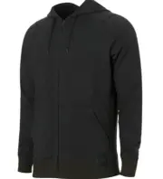 NWT Saxx Down Time Hoodie Full Zip Black Men's Size Medium $120