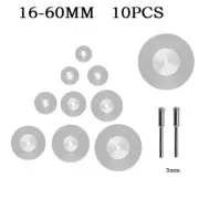 10pcs Mini Diamond Cutting Disc Circular Saw Blade With 3mm Shank Mandrel Rotary