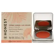Creme Cheek Blush Plus Lip Color - Coral Peach by Honest for Women - 0.10 oz ...