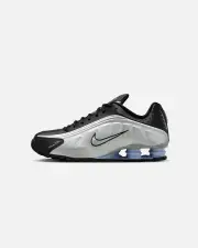 [Nike] Nike Shox R4 Metallic Silver/black - Size 10 10 Silver