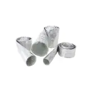 Aeroflow 1.125-1.5" Aluminised Heat Sleeve - 3.7m - Silver AF91-5012
