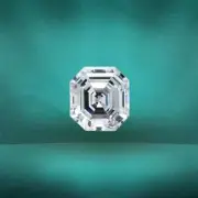 Loose Lab Grown Diamond Asscher VVS1 Clarity 3 Ct Natural D Color GGA Certified