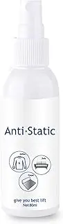 Static Spray,80ml Anti Static Spray Fabric Refresher - Long-Lasting Odorless Fabric Softener Anti-Frizz Laundry Supplies for Linens Travel Clothes