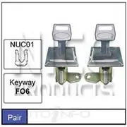 Nice Door Lock Barrel - Pair, NDL66A