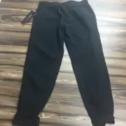$59.50 Polo Ralph Lauren Girls Tuxedo Jogger Pants Viscose Black Size 5