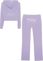 Juicy Couture Women's Bling Velour Tracksuit