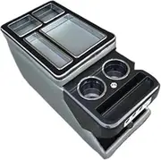 Arm Storage Box for T&oyota for Sienna 2022 2021+ Car Interior Front Armrest Box with USB Cup Holder Atmosphere Light(No Wireless Charge 2)