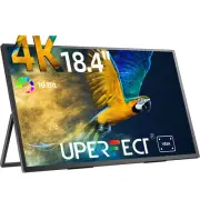 18.4 Inch Portable Monitor 3840x2160 4K Screen Extender USB C HDMI For Laptop PC