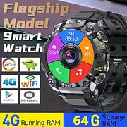 Imosi Q668 Smart Watch Android 4G LTE Smartwatch Men IP68 waterproof 800W Dual Camera Amoled GPS WIFI Multi sport mode Download Apps