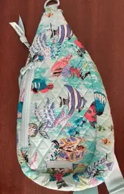 Vera Bradley Antilles Treasure Pattern Essential Sling Backpack