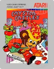 Atari 2600 Replacement Label - Crystal Castles