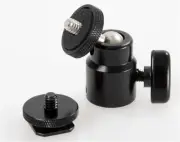 Camera 1/4" Hot Shoe Mount Mini Ball Head for DSLR Camera Tripod Monitor Light