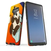 For Samsung Galaxy Note 9 Case Armour Tough Cover, Panda's Toilet