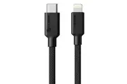 Alogic Elements Pro USB-C-Lightning 1m Cable - Black [DV-ELPC8P01-BK]