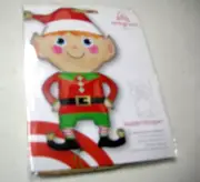 Christmas Elf Super Shape Foil Balloon By Anagram, 22" x 35", Brand New