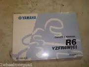 NEW Genuine Yamaha Owners Manual LIT-11626-20-43 for R6 YZFR6W(C)