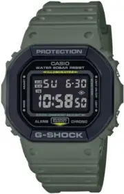Casio G-Shock Square DW5610SU-3D Green Resin Watch