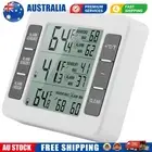 Refrigerator Thermometer with Audible Alarm and Max/Min Temperature