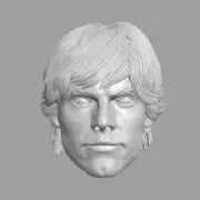 Luke Skywalker Empire Strikes Back Bespin custom head for action figures