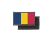 Flag patch printed badge country chad