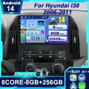FOR HYUNDAI I30 2006-2011 CAR RADIO STEREO ANDROID 14 GPS CARPLAY HEAD UNIT DASH