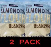 2x Kirkland Signature BLANCHED Almond Flour 48 oz Bag 3 lbs - 2 PACK