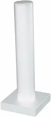 White Leatherette Bracelet, Stretchie, Bangle, Watch Jewelry Display Tower