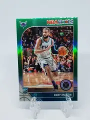 2019-20 NBA Hoops Premium Green Prizm Cody Martin