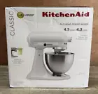 KitchenAid K45SSWH Classic Series 4.5 Quart Tilt-Head Stand Mixer