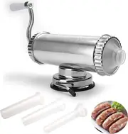 Sausage Stuffer - Horizontal Kitchen Stuffing Maker Stainless Steel Meat Sausage Machine for Househo