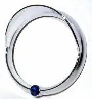 Gauge Cover for Freightliner Century Speedo or Tachometer Blue UP#40624 Each