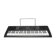 Crown CK-68 Touch Sensitive Multi-Function 61-Key Electronic Portable Keyboard with MIDI (Black)