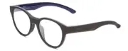 Smith Optics Snare Designer Reading Glasses Matte Smoke Grey Blue Round 51mm