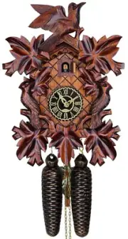 cuckoo clock black forest 8 day original german Black Forest hand carved