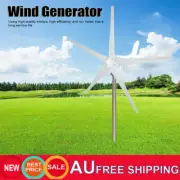 5 Blades DC 12V Wind Turbine Generator Kit Charger Controller Home Power 55m/s