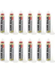 12 x Soudal MS Hybrid Polymer Based Sprayable Seam Sealer Grey 290ml