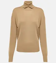 [Burberry] Burberry Turtleneck wool top UK 8 beige
