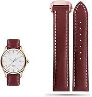 [XNWKF] Genuine Leather Watch Strap For Omega Seamaster 300 150 Speedmaster 007 AT150 Brown Man Watchband 20mm 22mm