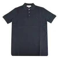 在飛比找Yahoo奇摩購物中心優惠-Burberry 戰馬LOGO標誌男款POLO衫(黑)