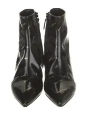 women black BALENCIAGA Patent Leather Boots Size: 8 (38)