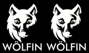 Wolfin Graphic Wolf Two 6" White Vinyl Decals Car Truck Windows Laptop Tablet