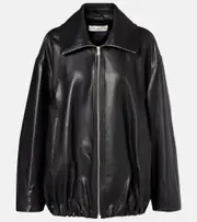[Nour Hammour] Nour Hammour Elisse leather jacket AU 16 black