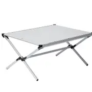 MOBI GARDEN ShanZe Aluminum Egg Roll Table, silver